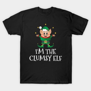 Christmas Pajama Cute Xmas Elf Costume Gift Idea T-Shirt